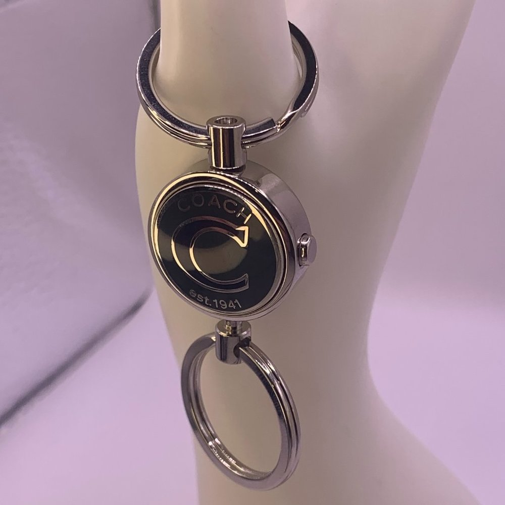 Coach Signature Keychains ( New) Green